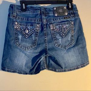 MISS ME Shorts Mid Rise Shorts
